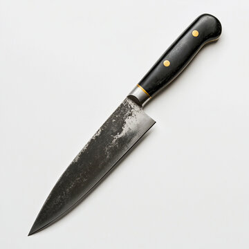 kitchen knife isolated on white