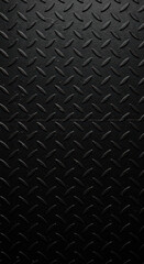 Black Diamond Plate: Heavy Duty Texture, Industrial Strength, Non-Slip Metal Flooring, Durable Surface, High-Quality Background & Design Element
