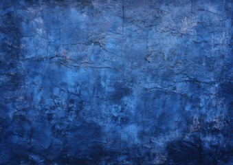 Obraz premium Abstract textured blue wall with cracks.