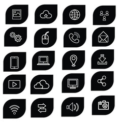 web icon set vector design symbol

