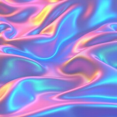Fototapeta premium Shiny pastel silk texture with smooth waves