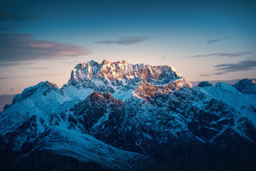 Alpenglow over Rote Wand at Sunrise