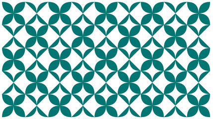 Design vector geometric pattern in vibrant blue. Ethnic graphic design. Background and wallpaper in ethnic style. Seamlees pattern with geometric flower. Floral background vector design