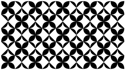 Naklejka premium Design vector geometric pattern. Ethnic graphic design. Background and wallpaper in ethnic style. Seamlees pattern with geometric flower. Floral background vector design