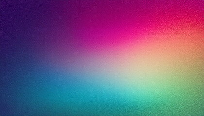 Obraz premium vibrant magenta green blue red white gray color spots grainy gradient glowing backdrop design noise texture banner poster header design