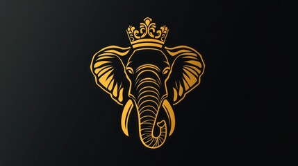 Regal Elephant Logo Design