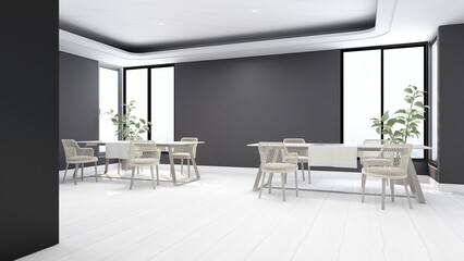 office pantry area 3d render interior design