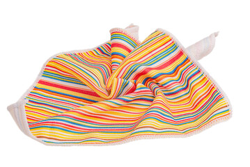 Colored napkin for cleaning the house.