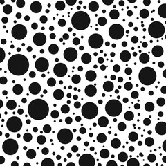 Fototapeta premium Modern background with abstract geometric monochrome square shape, incorporating a dotted halftone gradient circle pattern that forms a graphic ornament with an explosion or mosaic design