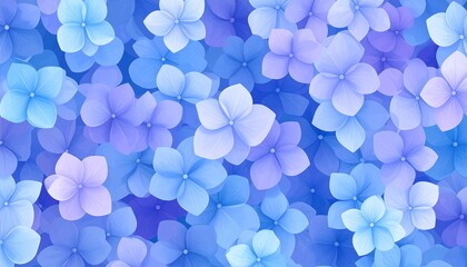 アジサイ　梅雨　花　背景