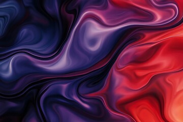 Obraz premium Abstract fluid paint swirls in vibrant color gradients