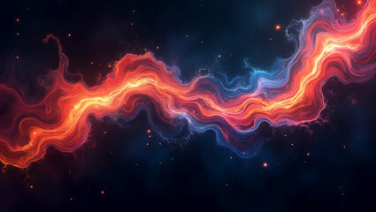 Fototapeta premium meteor abstract background shooting star night sky clean spark trail design art