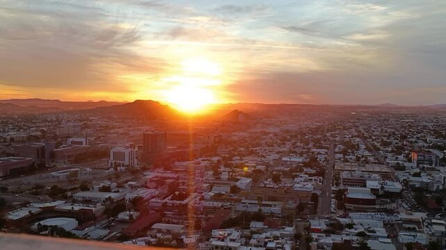Timelapse atardecer en Hermosillo.