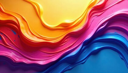 Obraz premium Abstract swirling paint colors forming a dynamic pattern , artistic, energy
