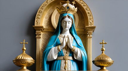 Obraz premium statue religieuse