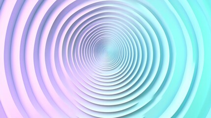 Naklejka premium Abstract pastel spiral tunnel background.