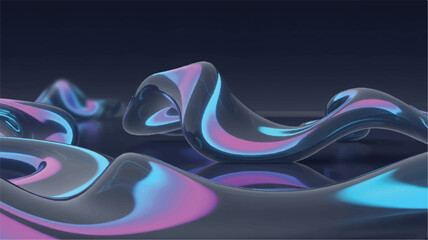 3D Liquid Holographic eps background