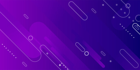 Purple abstract geometric background. Dynamic shapes composition. Vector illustration