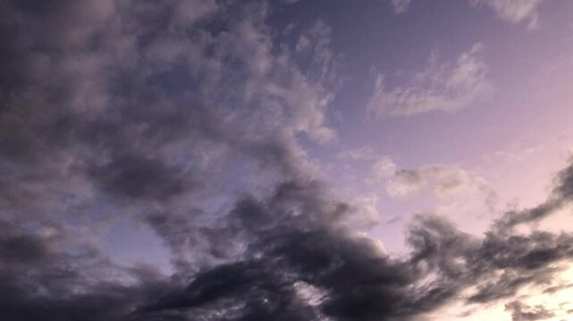 time lapse clouds