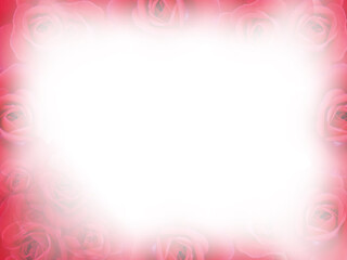 texture white on blur red roses roses background, nature, web, banner, template, name card, copy space