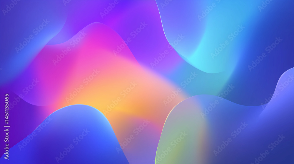 Poster abstract colorful gradient background