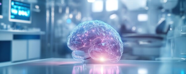 Light Space Plasma Sphere Brain Science Energy Illustration

