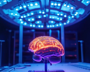 Brain Turtle Illustration Reptile Shell Mind Nature AI Technology

