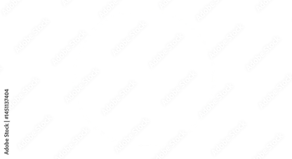 Fototapete a pixelated white circle outline against a black background in a simple digital rendering style