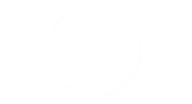 A pixelated white circle outline against a black background in a simple digital rendering style