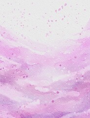Dreamy soft light purple hand drawn abstract watercolour Background with Pastel colour and Blends and gentle splashes. Perfect for card, invitation design