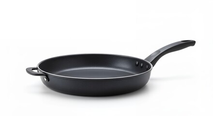 Dark gray non stick frying pan