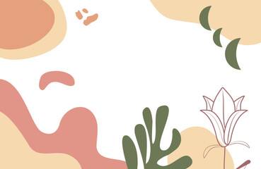 Aesthetic Color Pastel Floral Abstract