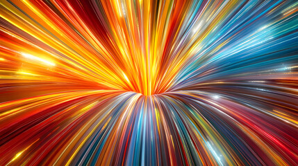 Vibrant Hues Converge, Creating a Stunning Vortex of Color