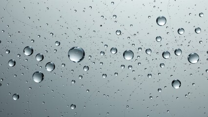 Water droplets close-up nature's beauty macro photography studio background high-definition focus capturing clear reflections