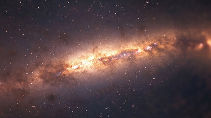 Obraz premium Stunning high-resolution image of the Milky Way galaxy with vibrant stars and cosmic dust stretching across the night sky in a captivating celestial display