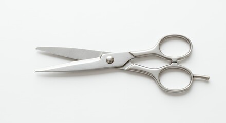 Obraz premium Hairdressing scissors on white background