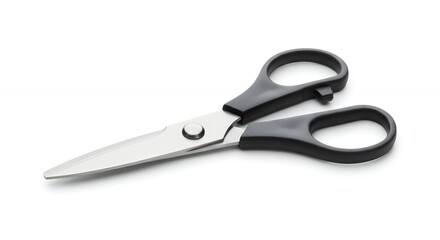 Fototapeta premium Kitchen shears against white background