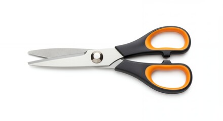 Kitchen shears with orange handles