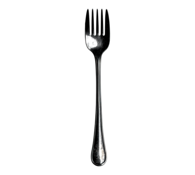 A fork is shown in a white background