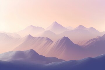 Fototapeta premium sunrise in the mountains