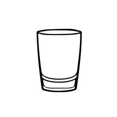 Minimalist Shot Glass Design