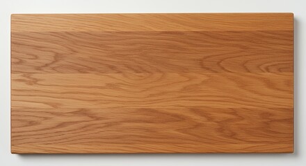 Naklejka premium Light brown wooden cutting board