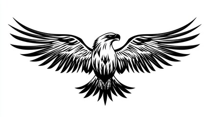 Obraz premium Powerful Eagle in Flight (1)