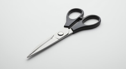 Scissors on white background close up of a cutting tool