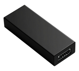 A black USB cable with a white label