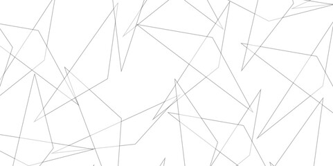Triangular 3d, modern background Modern geometrical dynamic and seamless abstract white background. Random chaotic lines abstract geometric pattern. .graphic background dots with connections for your 
