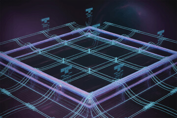 futuristic grid lines eps background