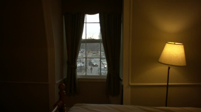 Concord Colonial Inn veiw out the window.