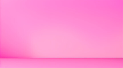 Fototapeta premium Empty red room interior with smooth pink walls and wooden floor background design ai