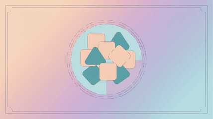 Minimal Geometric Gradient eps background